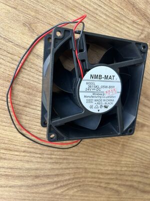 3615KL‐05W‐B59 NMB 3선 냉각 팬 92×92×38mm DC24V 0.24A 코니카 디지털 미니랩 사진 연구소 프로세서 기계의 대체 부품 협력 업체