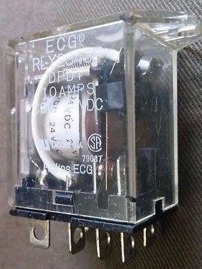 ECG 릴레이 RLY2343F DPDT 10AMPS 코일 24VDC 노리츠 미니랩 협력 업체