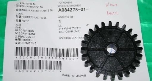노리쓰 Minilab 예비 부품 기어 A084278 A084278 01 협력 업체