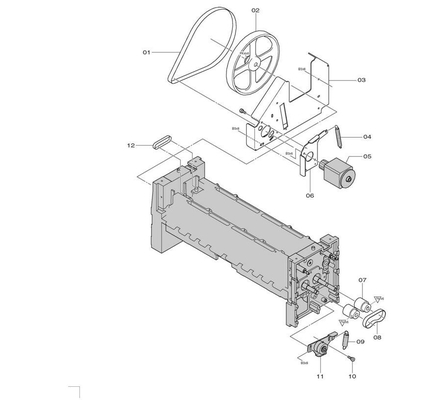 Fuji Frontier 500 550 디지털 Minilab 예비 부품 BELT FLAT 323D1057346 No 06 협력 업체