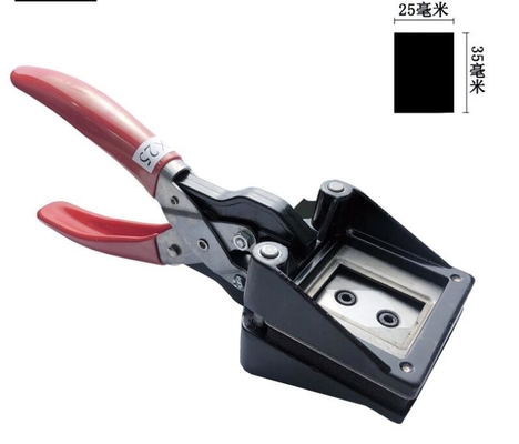 EU 여권 ID를 위한 사각/둥근 손 사진 절단기 25x35mm 쉬운 가동 협력 업체