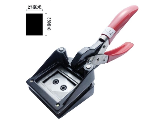 수동 금속 손잡이 여권 사진 커터 펀치 27mm X 38mm ID 사진 커터 협력 업체